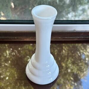 Randall MCM Milk Glass Beehive 3-Tier Vintage Bud Vase – 1950s 6" Retro Decor